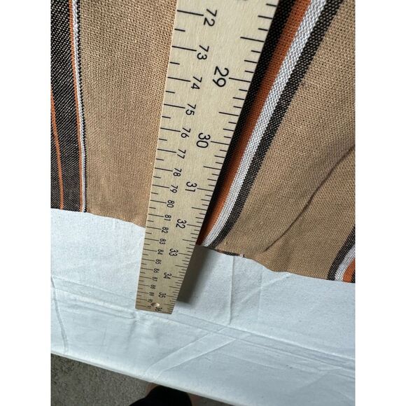 Worthington Women's Long Wrap‎ Skirt Maple Striped Size 16 Petite - Picture 6 of 8